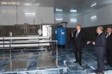 Prezident İlham Əliyev Gədəbəy limonad zavodunun açılışında iştirak edib (FOTO)