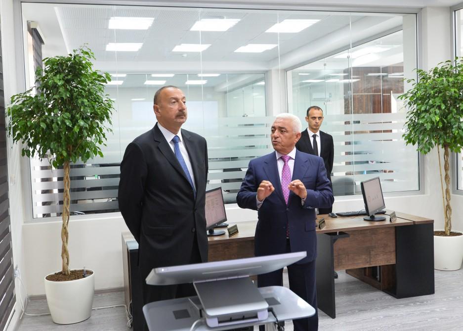 Prezident İlham Əliyev “Azərişıq” ASC-nin Şəmkir avtomat idarəetmə və nəzarət mərkəzinin açılışında iştirak edib (FOTO)