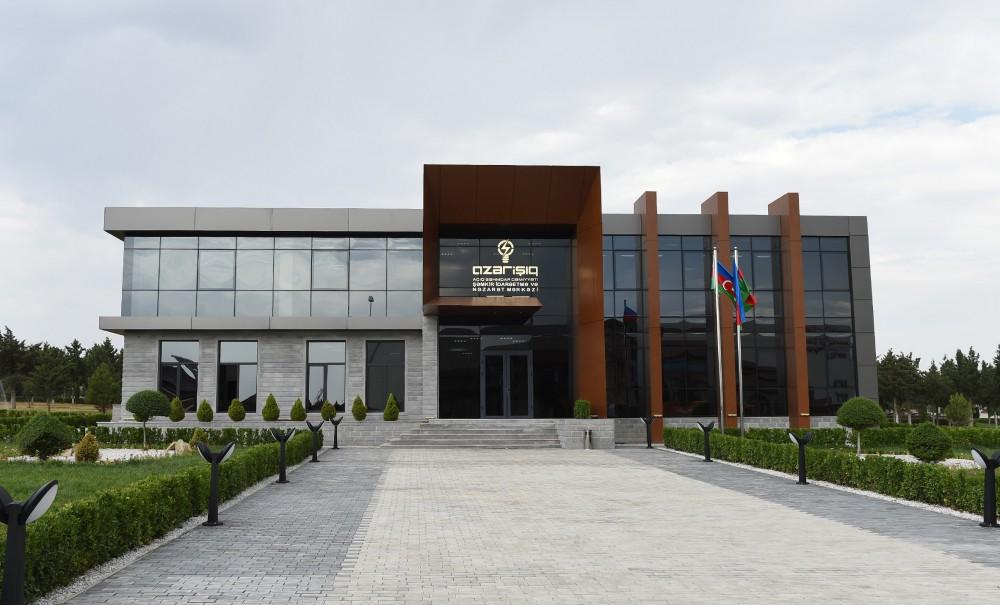 Prezident İlham Əliyev “Azərişıq” ASC-nin Şəmkir avtomat idarəetmə və nəzarət mərkəzinin açılışında iştirak edib (FOTO)