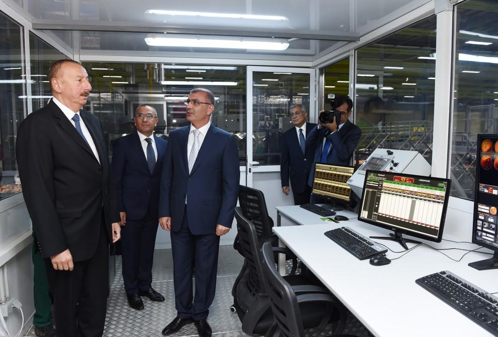 Prezident İlham Əliyev “Şəmkir Aqroparkı”nın Logistika Mərkəzinin açılışında iştirak edib (FOTO)