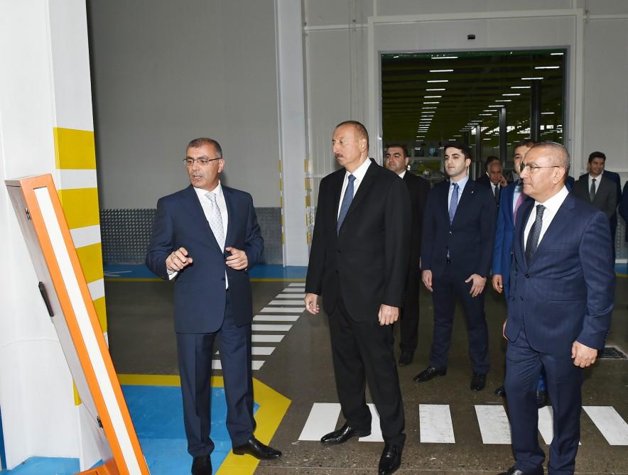Prezident İlham Əliyev “Şəmkir Aqroparkı”nın Logistika Mərkəzinin açılışında iştirak edib (FOTO)