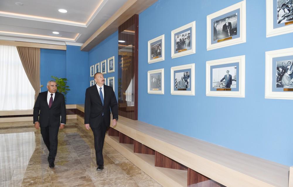 Azərbaycan Prezidenti Gədəbəydə Heydər Əliyev Mərkəzinin açılışda iştirak edib (FOTO)