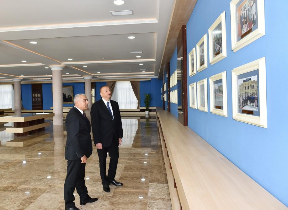 Azərbaycan Prezidenti Gədəbəydə Heydər Əliyev Mərkəzinin açılışda iştirak edib (FOTO)