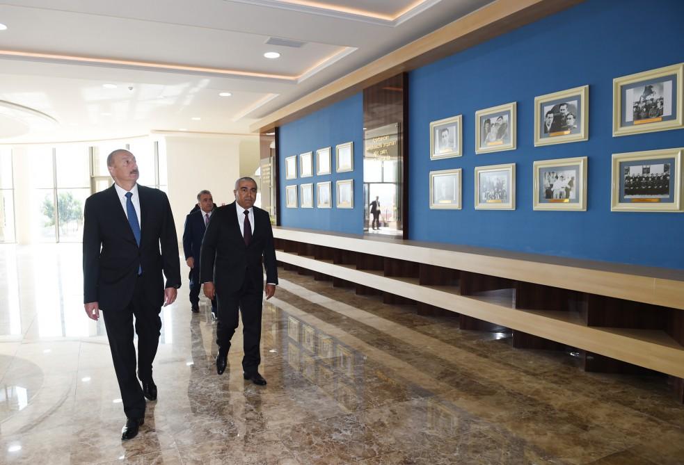 Azərbaycan Prezidenti Gədəbəydə Heydər Əliyev Mərkəzinin açılışda iştirak edib (FOTO)