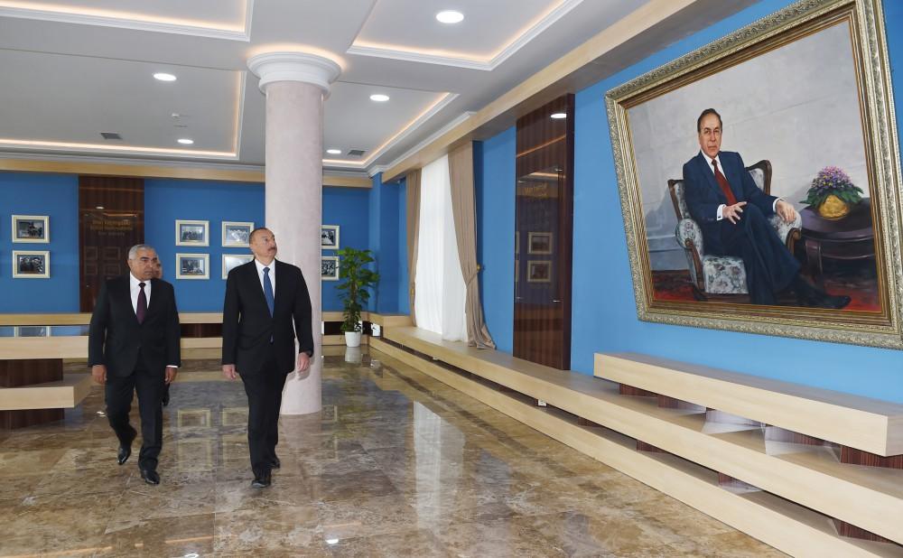 Azərbaycan Prezidenti Gədəbəydə Heydər Əliyev Mərkəzinin açılışda iştirak edib (FOTO)