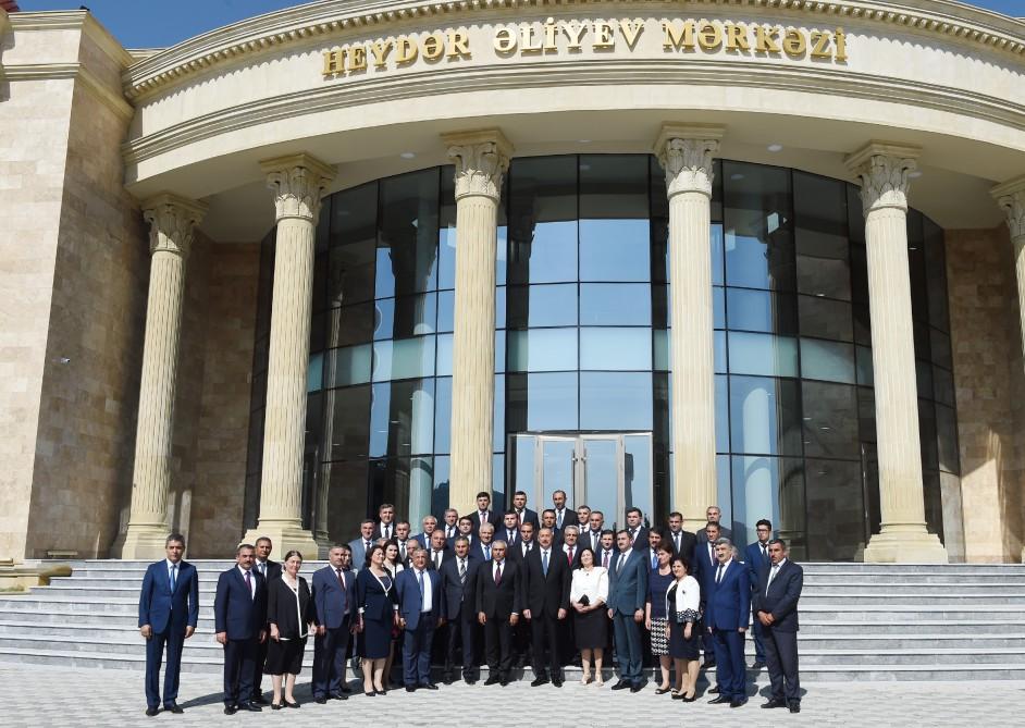 Prezident İlham Əliyev Gədəbəy rayonunun içməli su təchizatı layihəsinin açılışında iştirak edib (FOTO) (YENİLƏNİB)