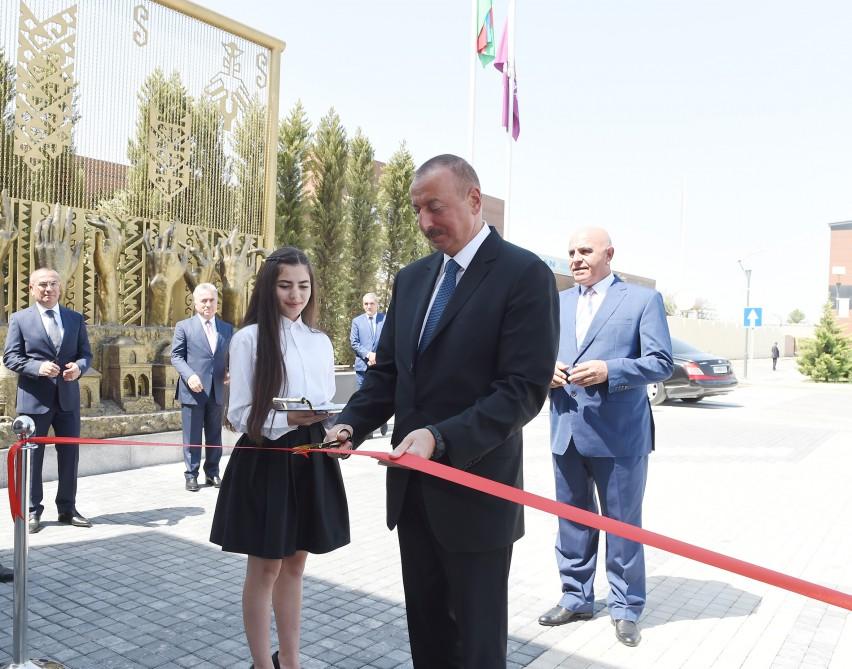 Prezident İlham Əliyev “Azərxalça” ASC-nin Şəmkir filialının açılışında iştirak edib (FOTO) (YENİLƏNİB)