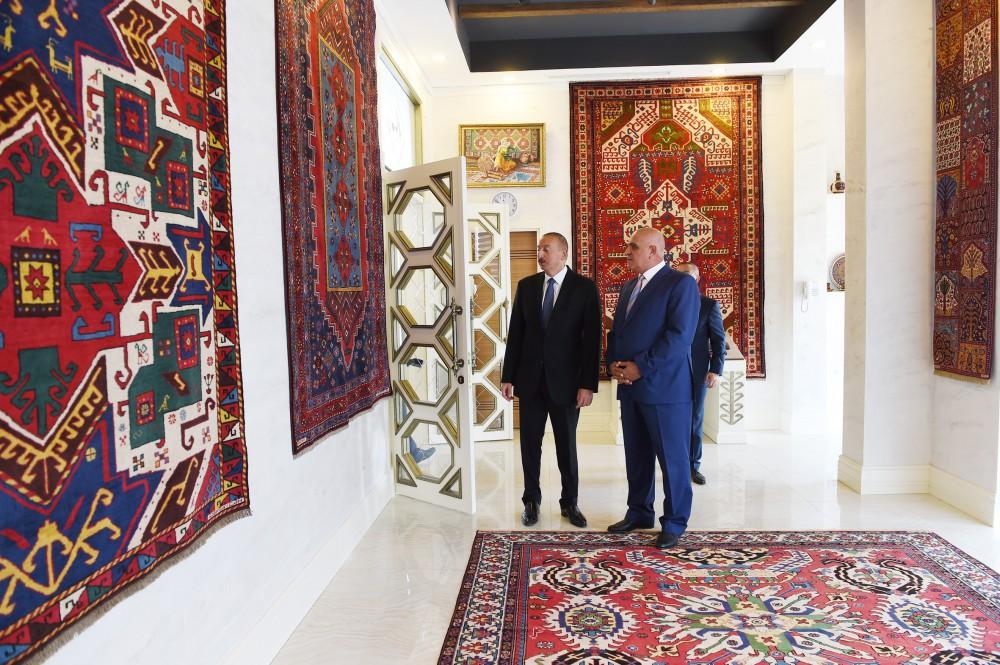 Prezident İlham Əliyev “Azərxalça” ASC-nin Şəmkir filialının açılışında iştirak edib (FOTO) (YENİLƏNİB)