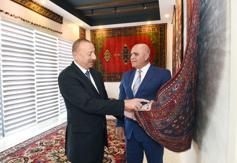 Prezident İlham Əliyev “Azərxalça” ASC-nin Şəmkir filialının açılışında iştirak edib (FOTO) (YENİLƏNİB)
