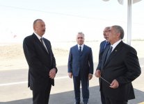 Prezident İlham Əliyev Cəlilabad-Astanlı-Cəngan-Soltankənd avtomobil yolunun açılışında iştirak edib (FOTO)