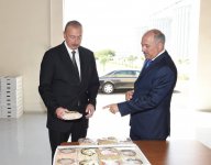 Prezident İlham Əliyev “Avanqard” MMC-nin dənli və paxlalı bitkilərin təmizlənməsi və qablaşdırılması müəssisəsinin açılışında iştirak edib (FOTO)