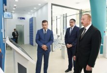 Prezident İlham Əliyev Cəlilabad Telekommunikasiya Qovşağının inzibati və texnoloji binasında əsaslı yenidənqurmadan sonra yaradılan şəraitlə tanış olub (FOTO)