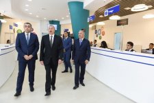 Prezident İlham Əliyev Cəlilabad Telekommunikasiya Qovşağının inzibati və texnoloji binasında əsaslı yenidənqurmadan sonra yaradılan şəraitlə tanış olub (FOTO)