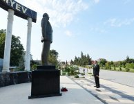 Prezident İlham Əliyev Lənkəran rayonuna səfərə gəlib (FOTO)