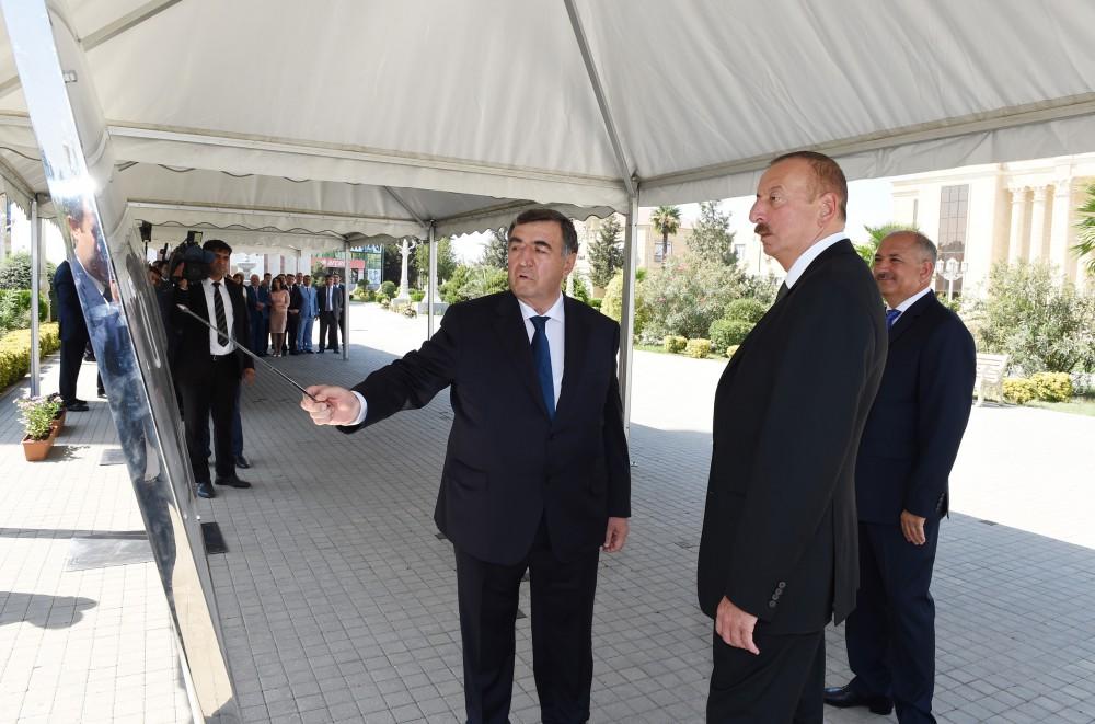 Azərbaycan Prezidenti Cəlilabadın içməli su təchizatı sisteminin və kanalizasiya şəbəkəsinin açılış mərasimində iştirak edib (FOTO) (YENİLƏNİB)
