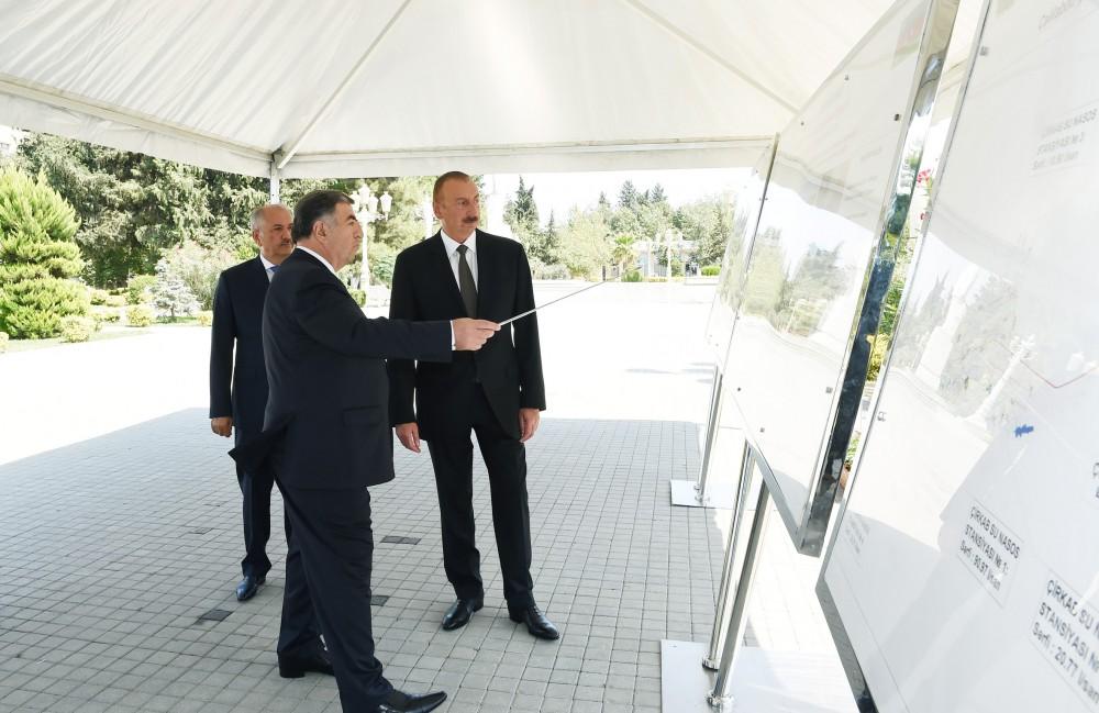 Azərbaycan Prezidenti Cəlilabadın içməli su təchizatı sisteminin və kanalizasiya şəbəkəsinin açılış mərasimində iştirak edib (FOTO) (YENİLƏNİB)