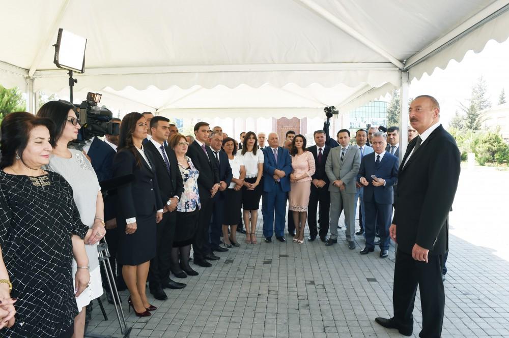 Azərbaycan Prezidenti Cəlilabadın içməli su təchizatı sisteminin və kanalizasiya şəbəkəsinin açılış mərasimində iştirak edib (FOTO) (YENİLƏNİB)