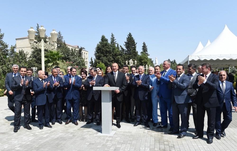 Azərbaycan Prezidenti Cəlilabadın içməli su təchizatı sisteminin və kanalizasiya şəbəkəsinin açılış mərasimində iştirak edib (FOTO) (YENİLƏNİB)