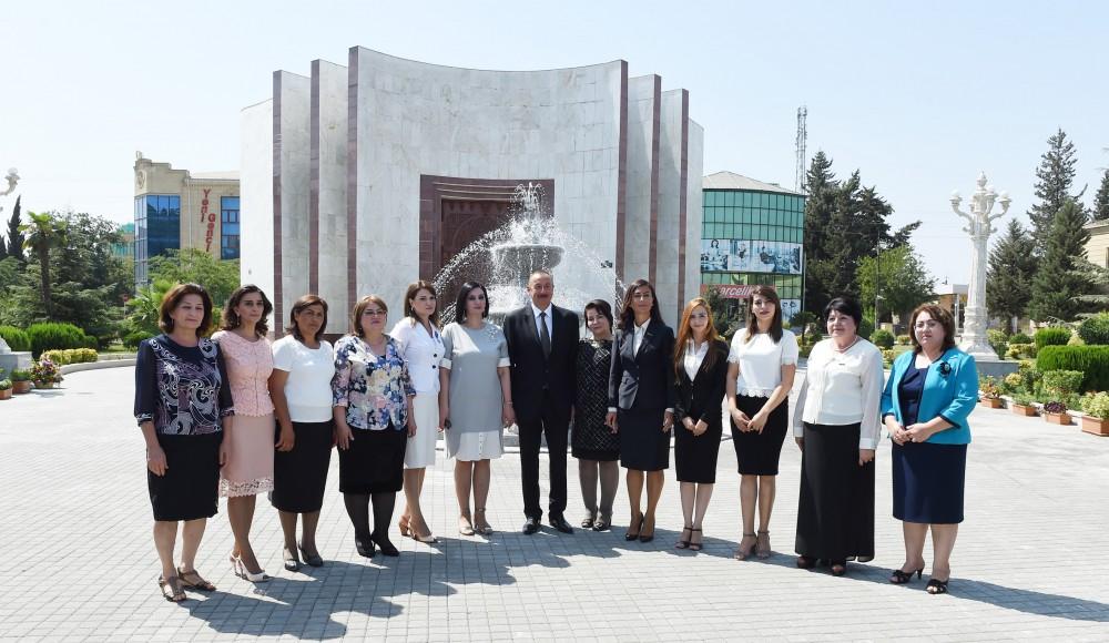 Azərbaycan Prezidenti Cəlilabadın içməli su təchizatı sisteminin və kanalizasiya şəbəkəsinin açılış mərasimində iştirak edib (FOTO) (YENİLƏNİB)