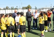 Prezident İlham Əliyev 201 saylı tam orta məktəbdə yenidənqurmadan sonra yaradılan şəraitlə tanış olub (FOTO)