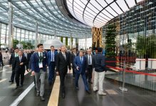 Prezident İlham Əliyev “EXPO 2017 Astana” beynəlxalq sərgisində Azərbaycanın və Qazaxıstanın milli pavilyonları ilə tanış olub (FOTO)