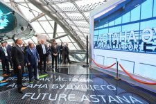 Prezident İlham Əliyev “EXPO 2017 Astana” beynəlxalq sərgisində Azərbaycanın və Qazaxıstanın milli pavilyonları ilə tanış olub (FOTO)