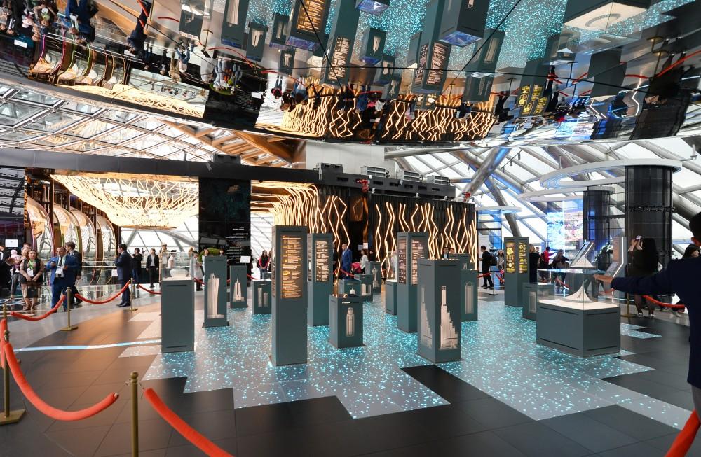 Prezident İlham Əliyev “EXPO 2017 Astana” beynəlxalq sərgisində Azərbaycanın və Qazaxıstanın milli pavilyonları ilə tanış olub (FOTO)