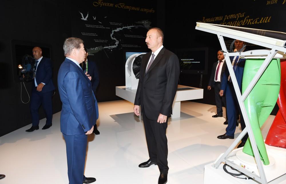 Prezident İlham Əliyev “EXPO 2017 Astana” beynəlxalq sərgisində Azərbaycanın və Qazaxıstanın milli pavilyonları ilə tanış olub (FOTO)