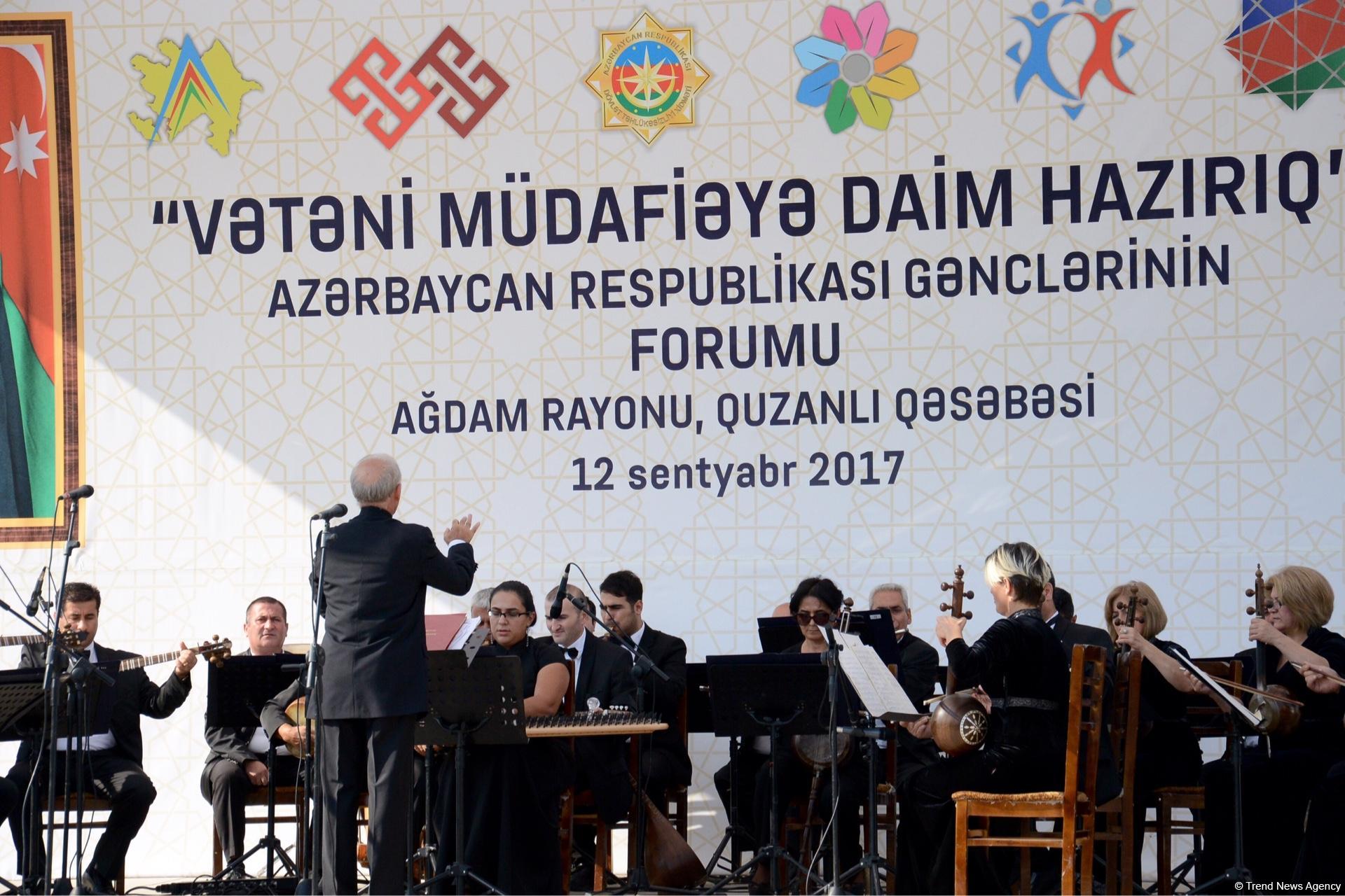 Quzanlıda Azərbaycanın işğal olunmuş və cəbhəyanı rayonlarının gənclərinin forumu keçirilib (FOTO) (YENİLƏNİB)