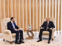 Azərbaycan Prezidenti Türkiyənin enerji və təbii sərvətlər naziri ilə görüşüb