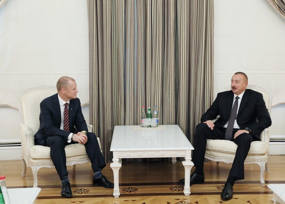 Prezident İlham Əliyev "Statoil" şirkətinin icraçı vitse-prezidentini qəbul edib (YENİLƏNİB)