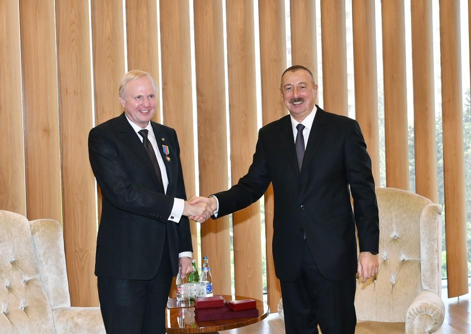 BP şirkətinin baş icraçı direktoru Robert Dadli “Dostluq” ordeni ilə təltif olunub (FOTO)