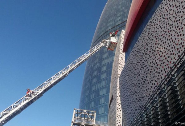 "Alov Qüllələri"ndə "həyəcanlı anlar" (FOTO)
