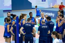 Azərbaycan voleybolçuları İtaliya yığmasına uduzub (FOTO)