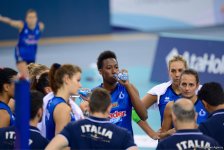Azərbaycan voleybolçuları İtaliya yığmasına uduzub (FOTO)