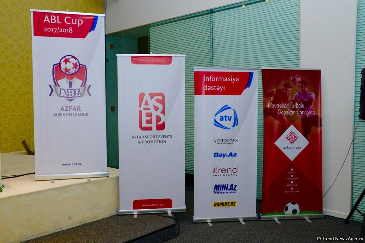 Bakıda AZFAR Business League-ABL Cup 2017/18 çempionatının təqdimatı keçirilib (FOTO/VİDEO)