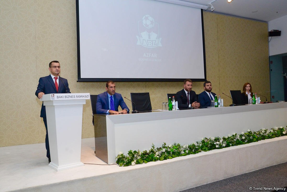 Bakıda AZFAR Business League-ABL Cup 2017/18 çempionatının təqdimatı keçirilib (FOTO/VİDEO)