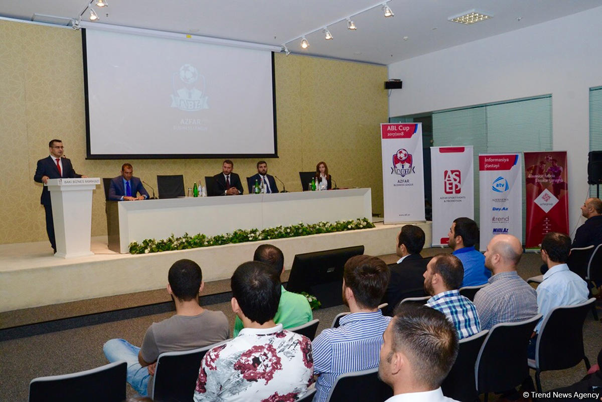 Bakıda AZFAR Business League-ABL Cup 2017/18 çempionatının təqdimatı keçirilib (FOTO/VİDEO)