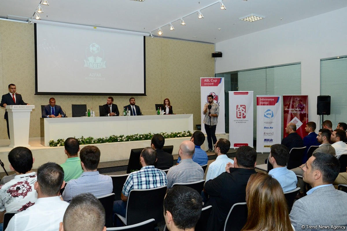 Bakıda AZFAR Business League-ABL Cup 2017/18 çempionatının təqdimatı keçirilib (FOTO/VİDEO)