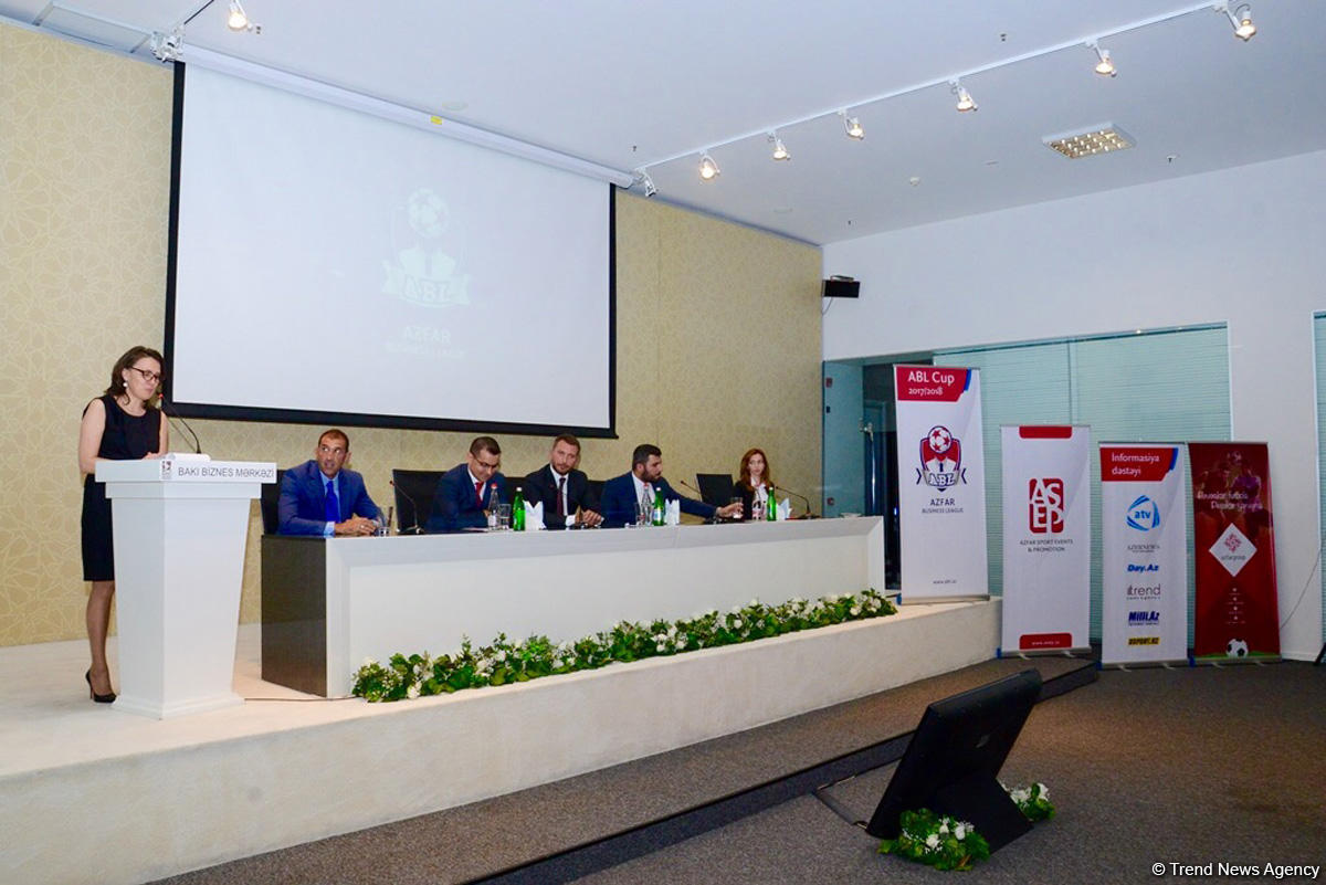 Bakıda AZFAR Business League-ABL Cup 2017/18 çempionatının təqdimatı keçirilib (FOTO/VİDEO)