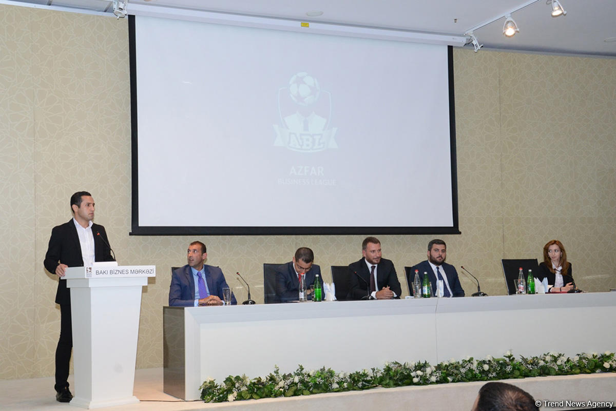 Bakıda AZFAR Business League-ABL Cup 2017/18 çempionatının təqdimatı keçirilib (FOTO/VİDEO)
