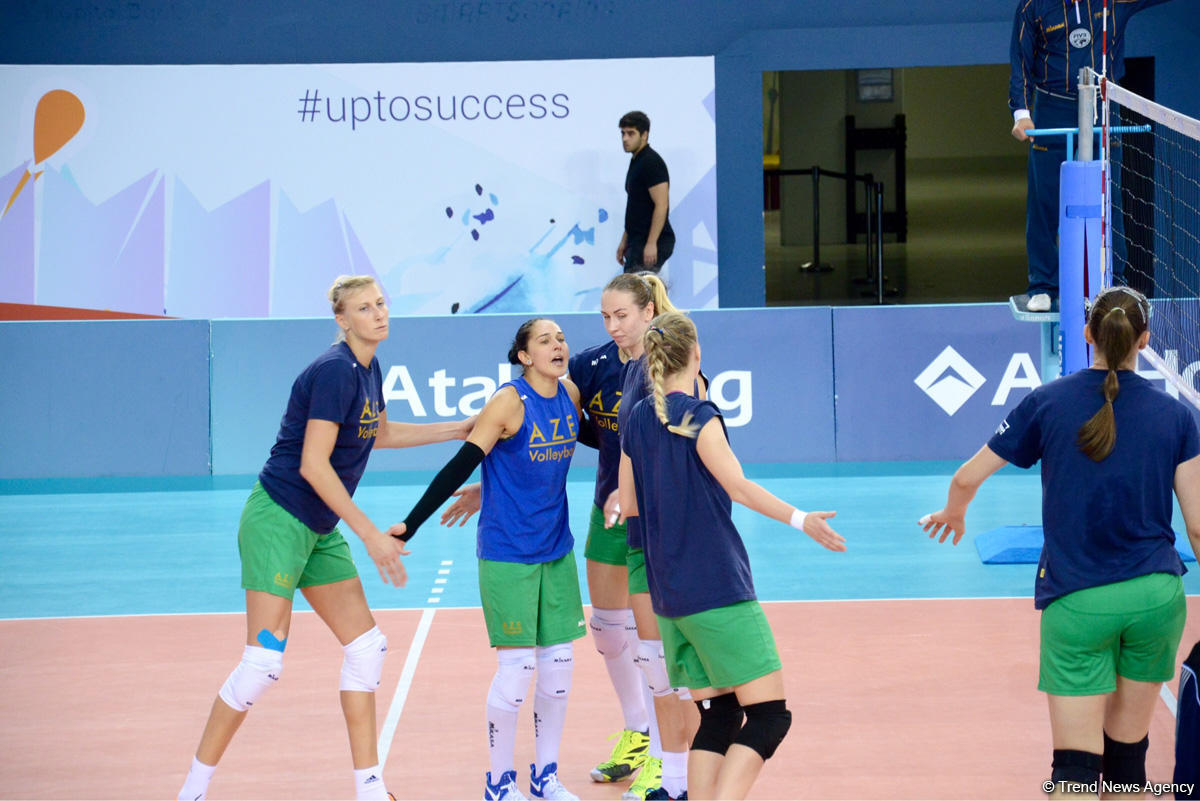 Azərbaycan voleybolçuları İtaliya yığmasına uduzub (FOTO)