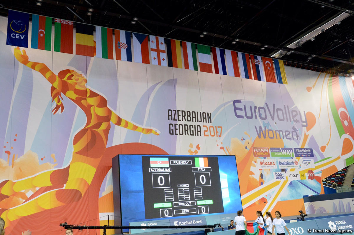 Azərbaycan voleybolçuları İtaliya yığmasına uduzub (FOTO)