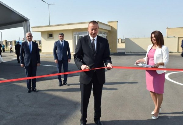 Prezident İlham Əliyev Balaxanı Sənaye Parkının açılışında iştirak edib (FOTO) (YENİLƏNİB)