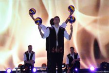 Bakıda voleybol üzrə Avropa çempionatının açılışı keçirilib (FOTO/VİDEO)
