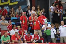 Azərbaycan voleybolçuları Avropa çempionatında ilk oyunu qələbə ilə başa vurublar (FOTO)