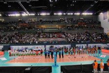 Azərbaycan voleybolçuları Avropa çempionatında ilk oyunu qələbə ilə başa vurublar (FOTO)
