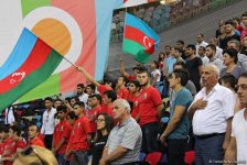 Azərbaycan voleybolçuları Avropa çempionatında ilk oyunu qələbə ilə başa vurublar (FOTO)