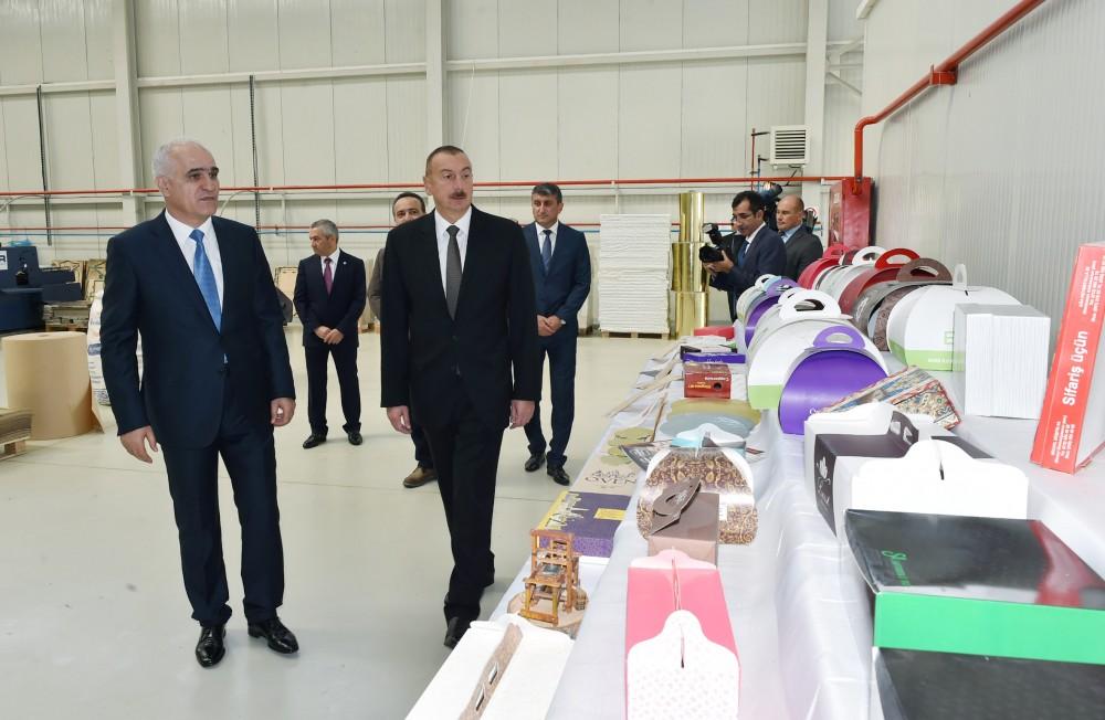 Prezident İlham Əliyev Balaxanı Sənaye Parkının açılışında iştirak edib (FOTO) (YENİLƏNİB)
