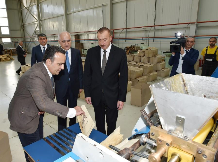 Prezident İlham Əliyev Balaxanı Sənaye Parkının açılışında iştirak edib (FOTO) (YENİLƏNİB)